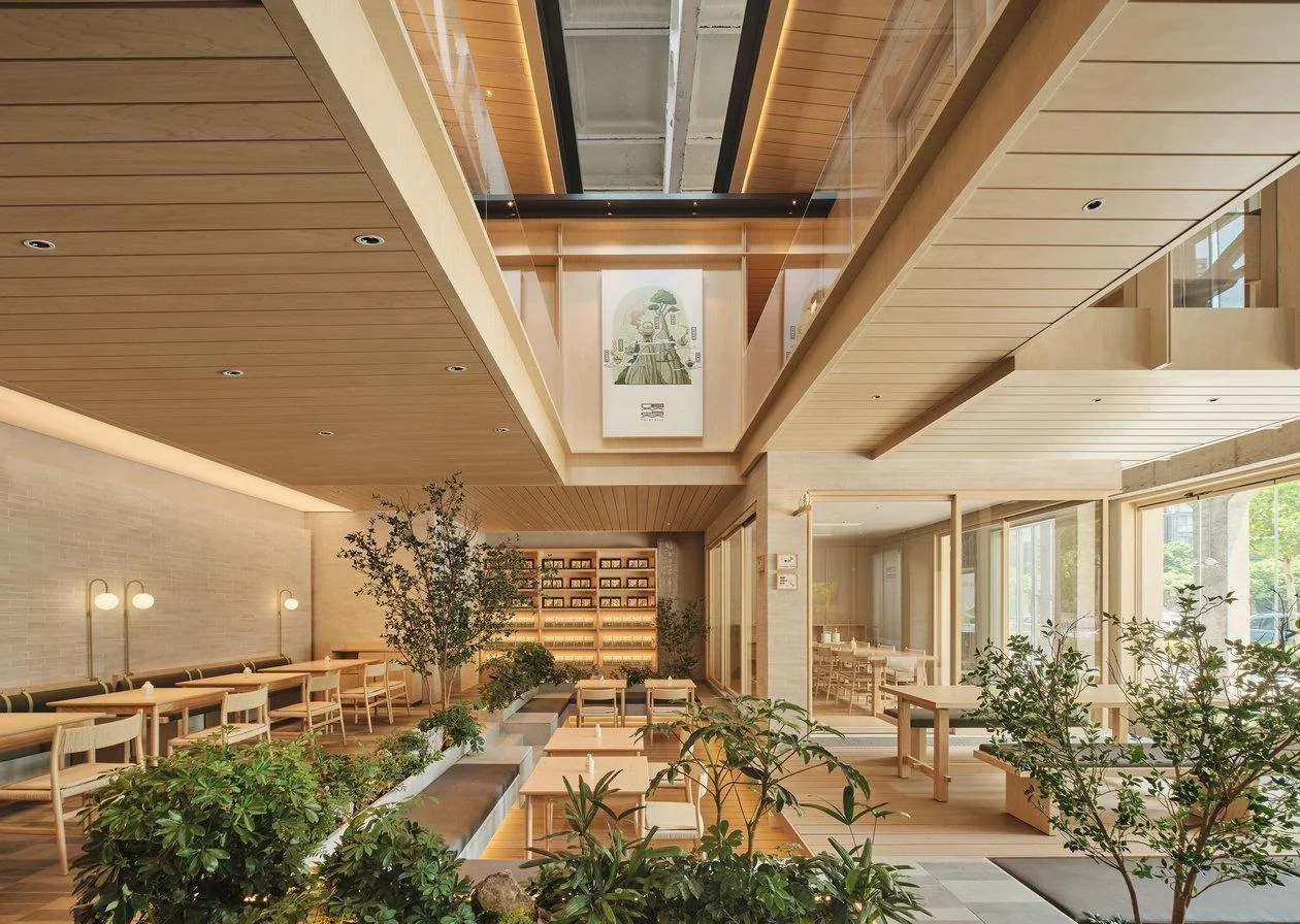 自然采光中式餐厅